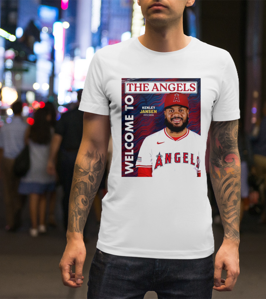 WELCOME TO THE ANGELS KENLEY JANSEN PITCHER T-Shirt
