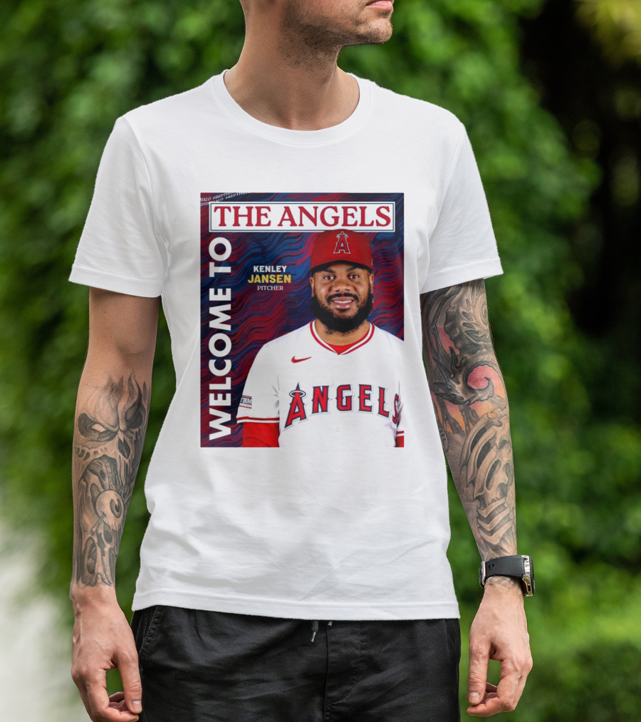 WELCOME TO THE ANGELS KENLEY JANSEN PITCHER T-Shirt