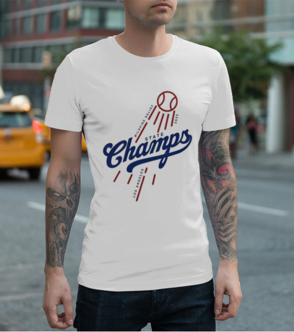 Los Angeles State Champs Wildfire Relief Dodgers 2025 T-Shirt