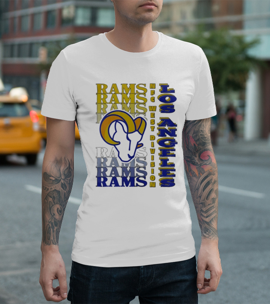 Rams Los Angeles NFC West Division T-Shirt
