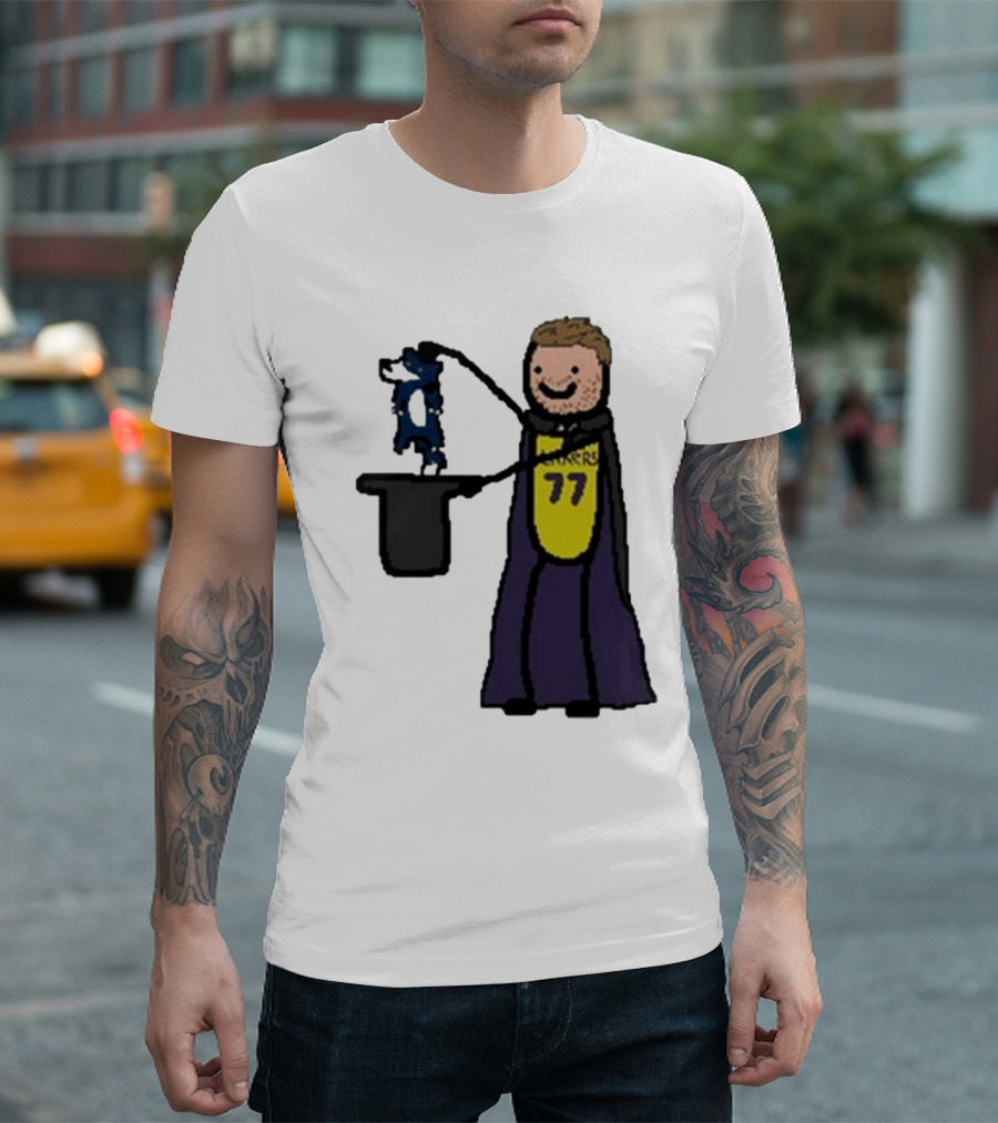 Luka Doncic 77 Lakers Magic Cartoon T-Shirt