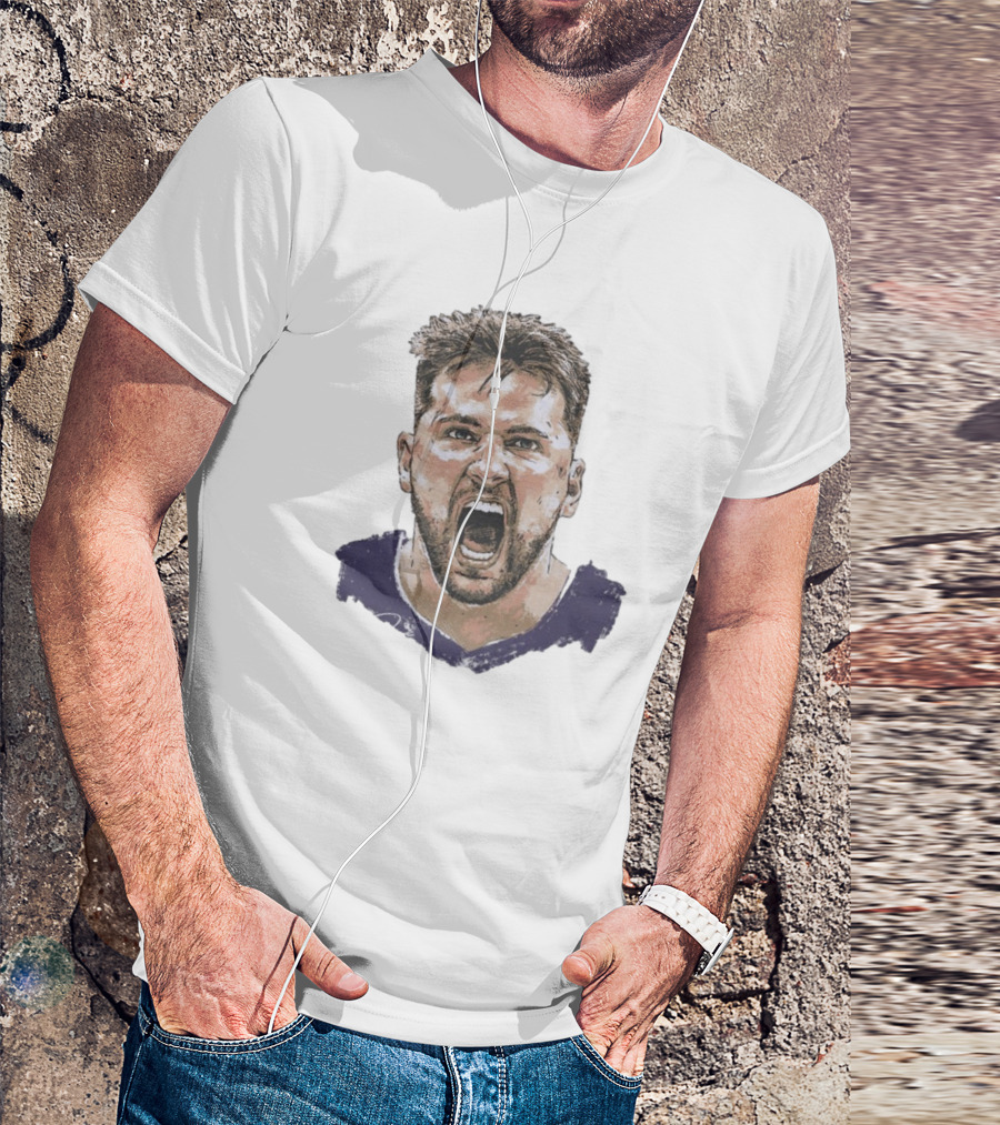 Luka Doncic Los Angeles Lakers Jersey Scream T-Shirt
