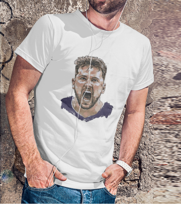 Luka Doncic Los Angeles Lakers Jersey Scream T-Shirt