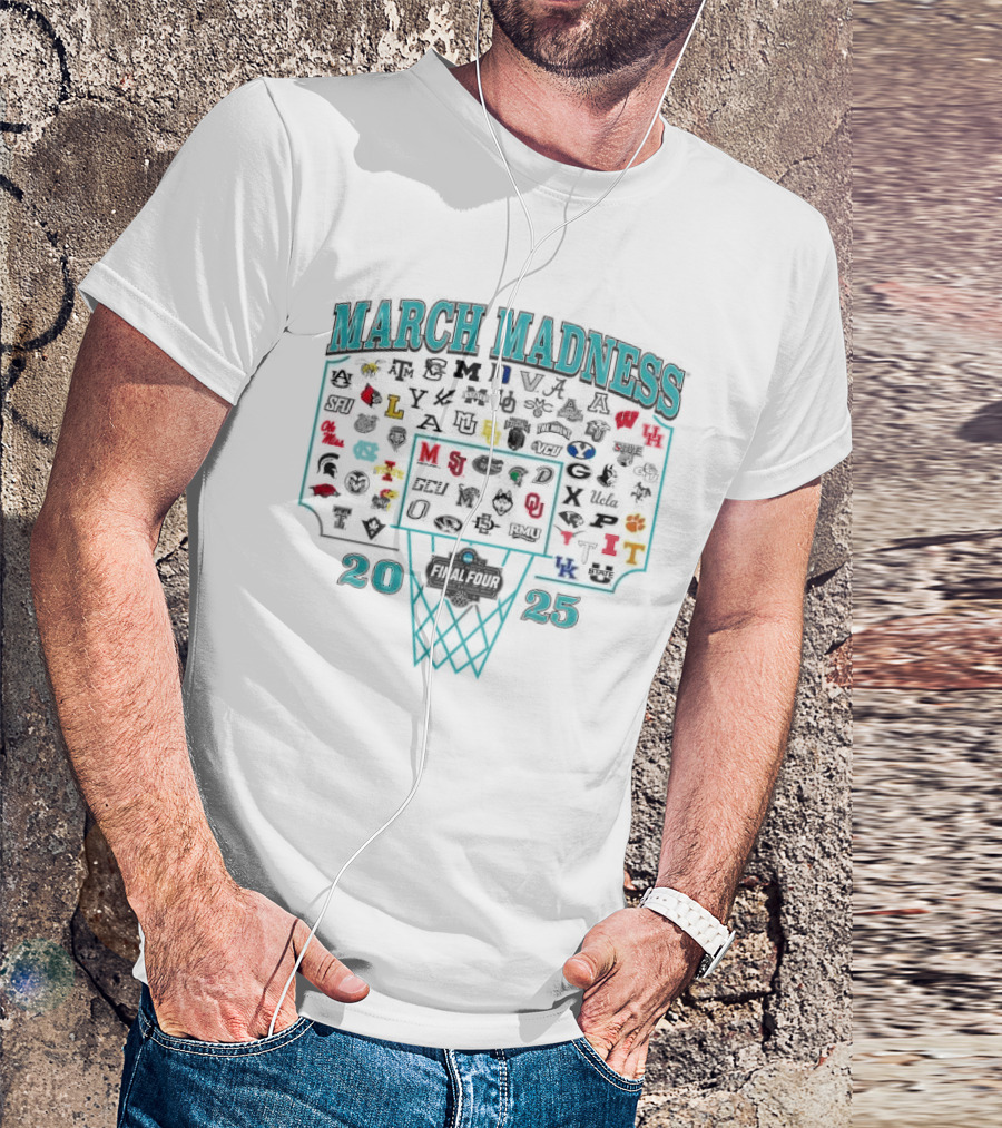 March Madness 2025 NCAA Men's Final Four Buzzer Beater Basketball Game T-Shirt