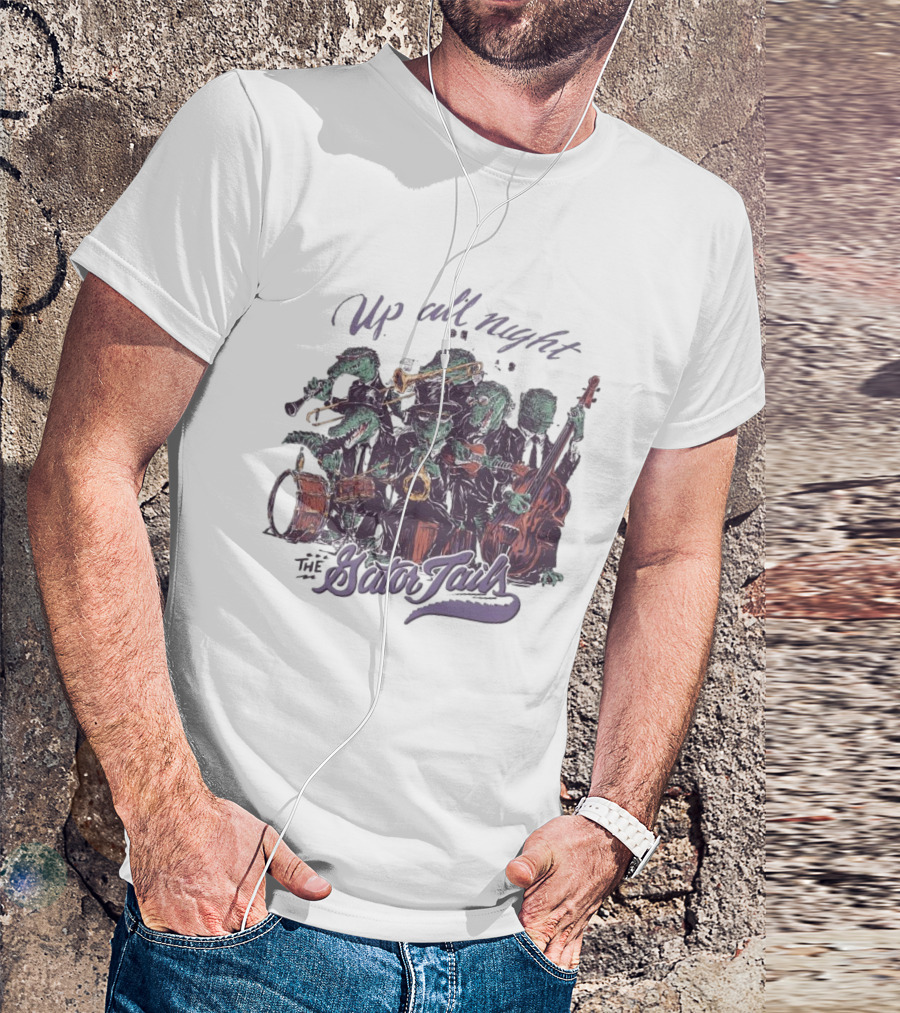 Up All Night With The Gator Jazz Band Mardi Gras T-Shirt