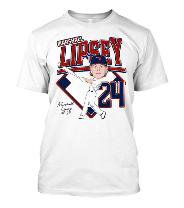 Marshall Lipsey 24 Baseball 2025 M. Reshold T-Shirt