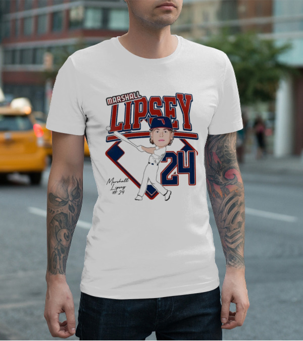 Marshall Lipsey 24 Baseball 2025 M. Reshold T-Shirt