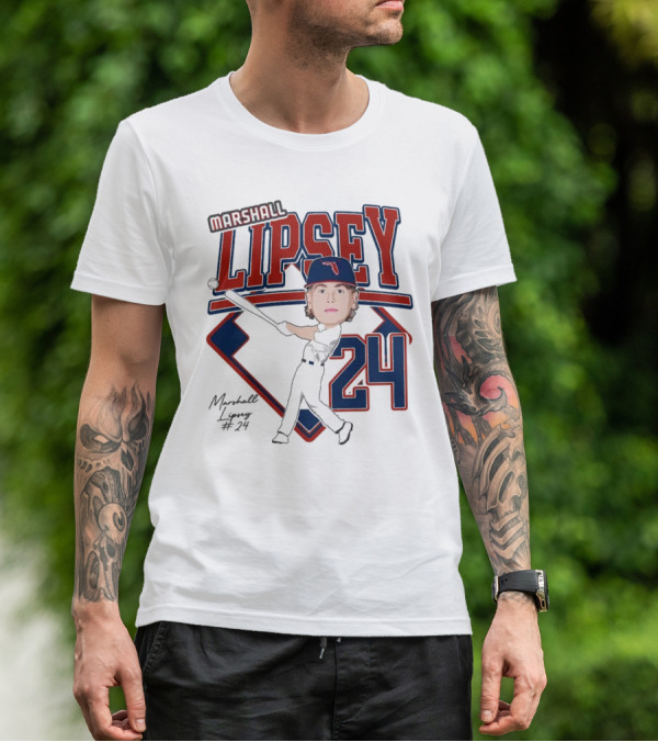 Marshall Lipsey 24 Baseball 2025 M. Reshold T-Shirt