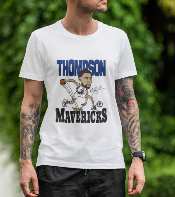 Klay Thompson Mavericks Basketball Caricature T-Shirt