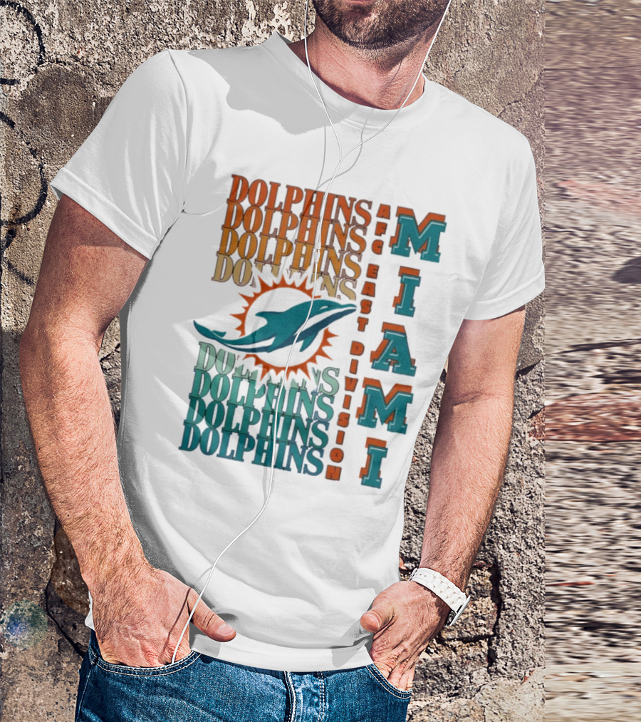 MIAMI Dolphins AFC East Division T-Shirt