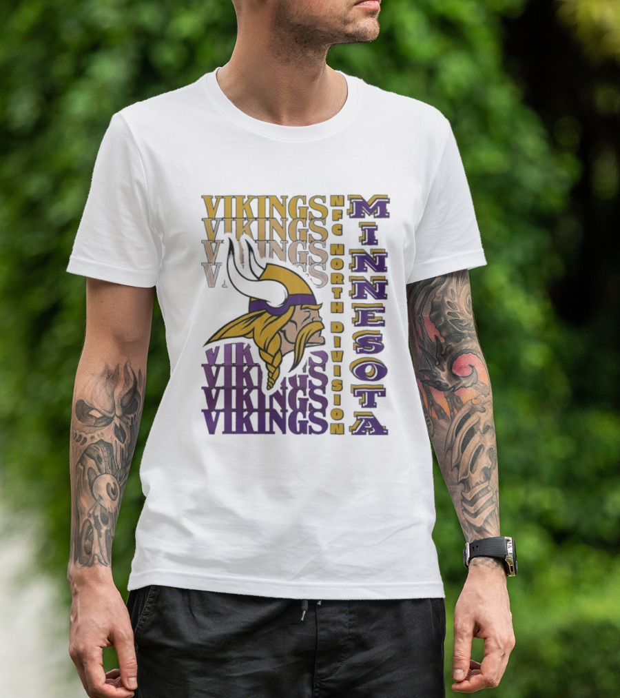Minnesota Vikings NFC North Division Vikings Minnesota T-Shirt