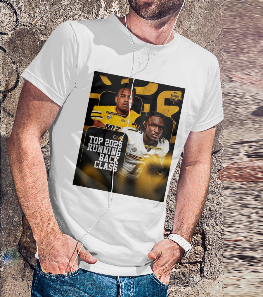 Missouri Football Top 2025 Running Back Class Brendon Haygood Marquise Davis SEC Mizzou T-Shirt
