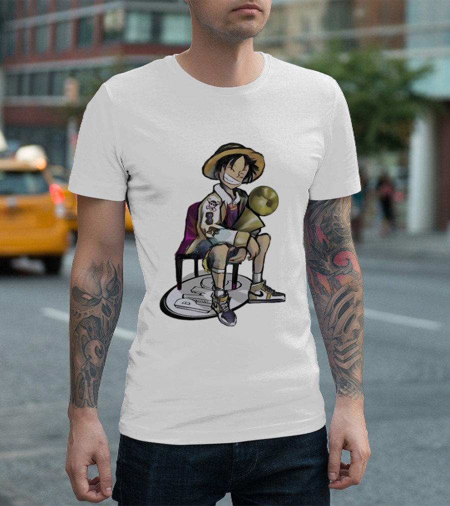 Monkey D Luffy Super Bowl Champion One Piece Victory T-Shirt