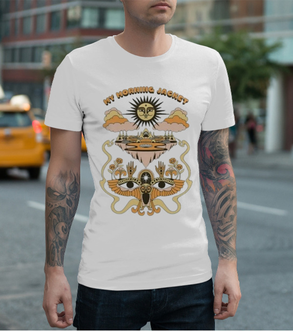 My Morning Jacket Suniverse Sun Owl Cloud Fantasy T-Shirt