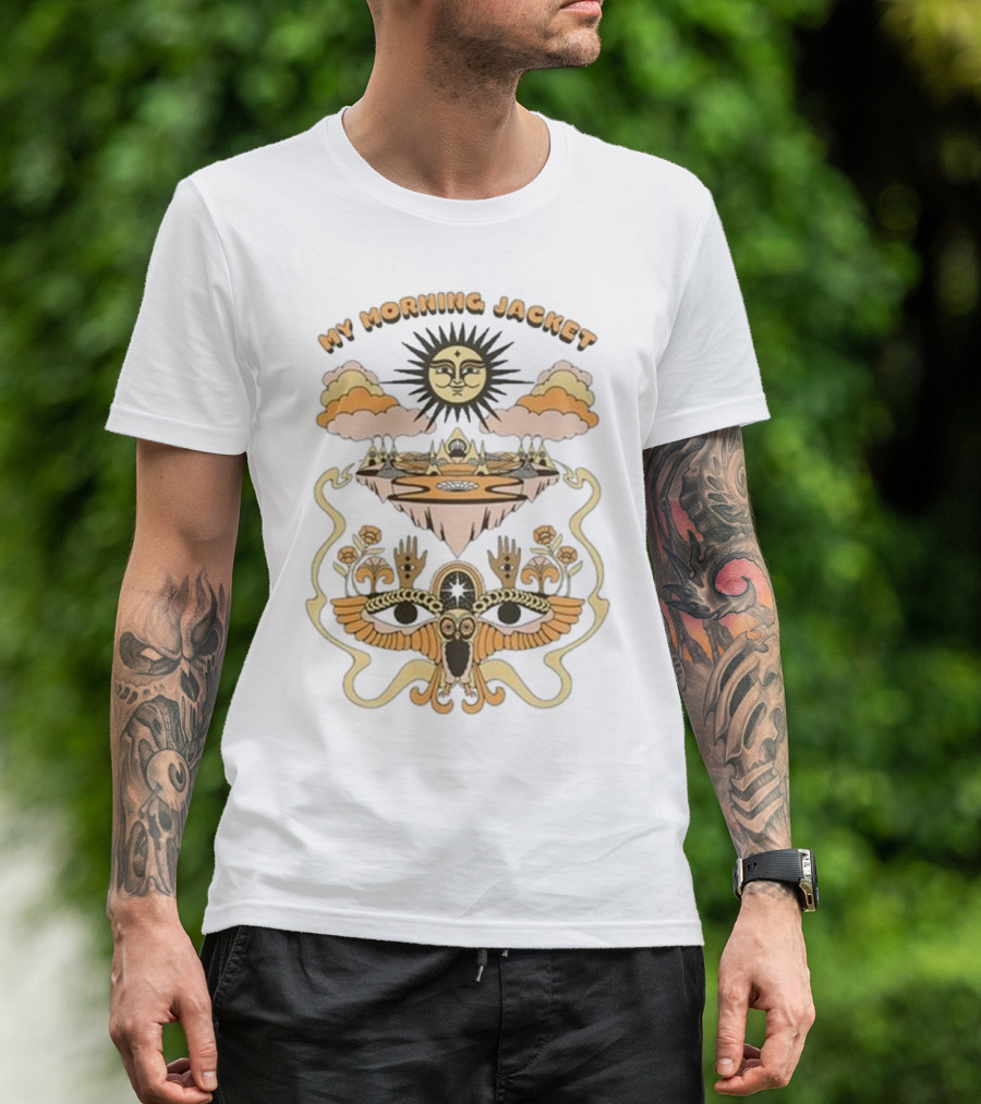 My Morning Jacket Suniverse Sun Owl Cloud Fantasy T-Shirt