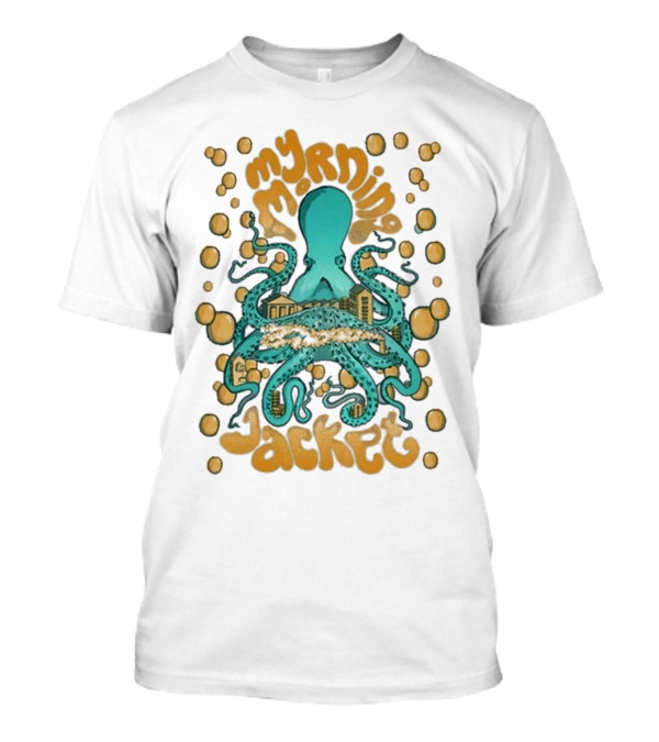 My Morning Jacket Tentacles Octopus And Bubbles T-Shirt