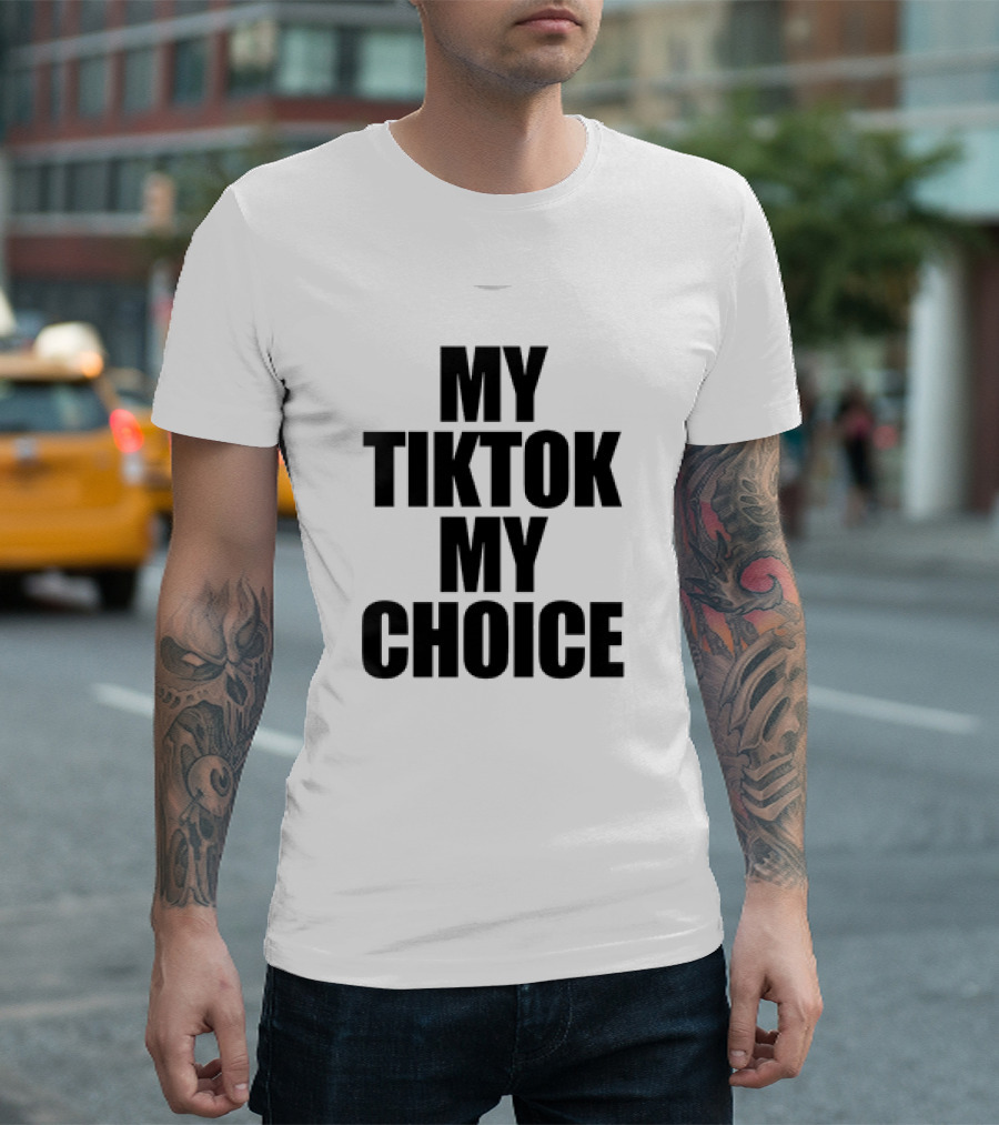 My TikTok My Choice Retro Cassette Tape T-Shirt