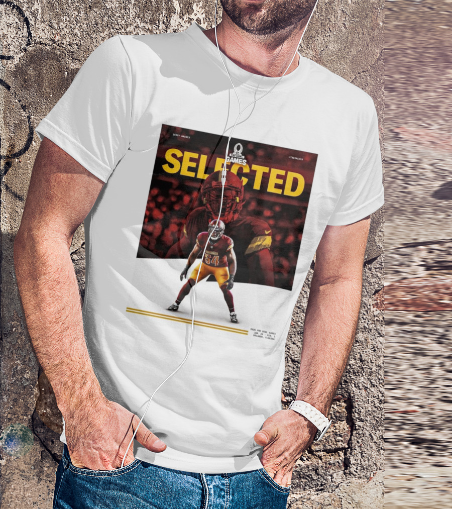 Pro Bowl Games 2025 Bobby Wagner Selected Linebacker Washington Commanders Orlando Florida T-Shirt