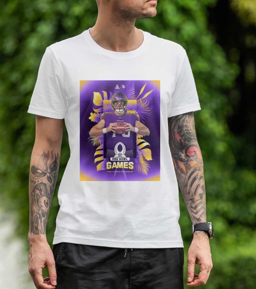 2025 NFL Pro Bowl Games Minnesota Vikings Brian O’Neill T-Shirt