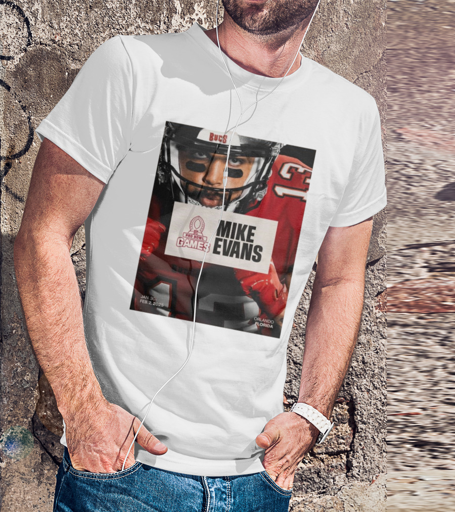 Pro Bowl Games 2025 Mike Evans Tampa Bay Buccaneers Jan 30 – Feb 2 Orlando Florida T-Shirt