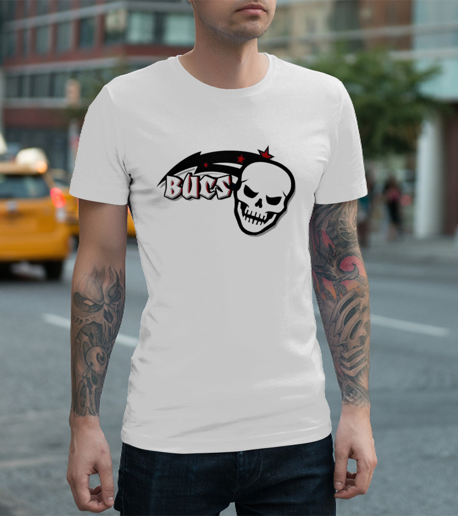NFL NBA Tampa Bay Buccaneers Orlando Magic Stars Red Blue T-Shirt