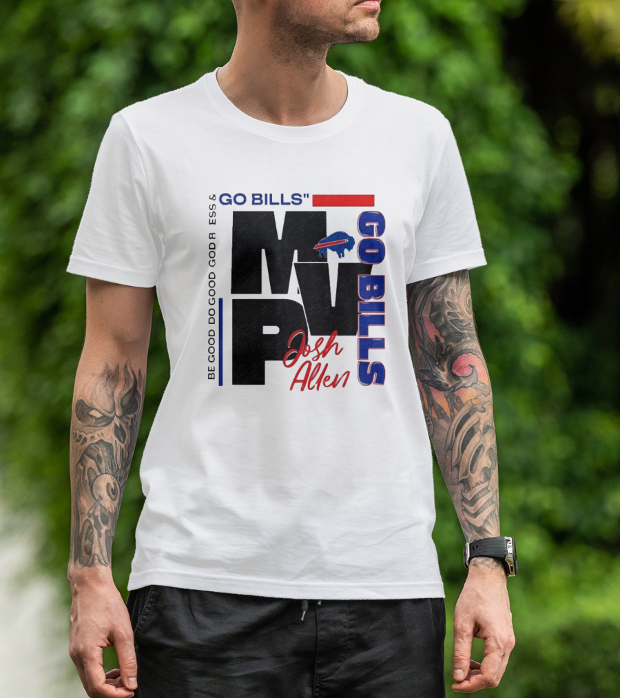 "Go Bills Josh Allen MVP Buffalo Football" T-Shirt