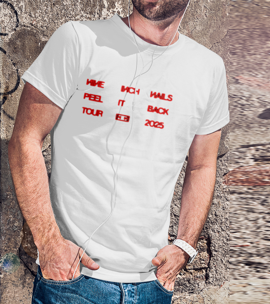 Nine Inch Nails Peel It Back Tour 2025 NIN T-Shirt