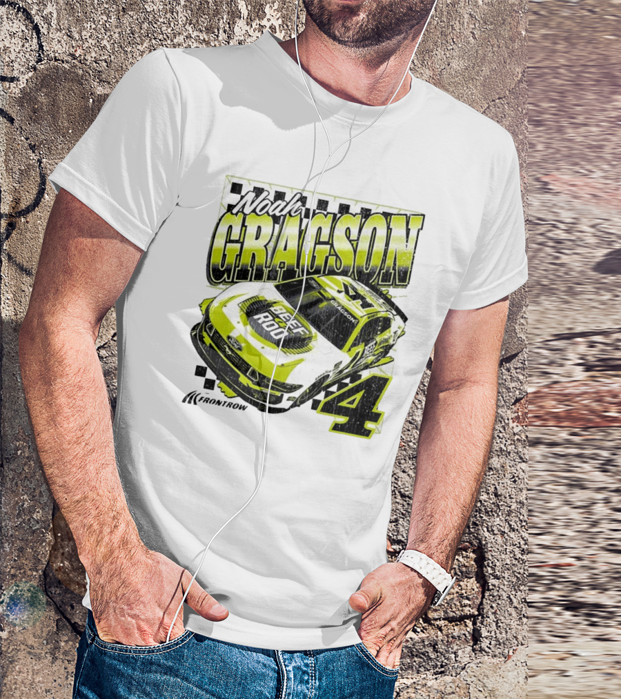 Noah Gragson Beef-A-Roo Car Racing Number 4 T-Shirt