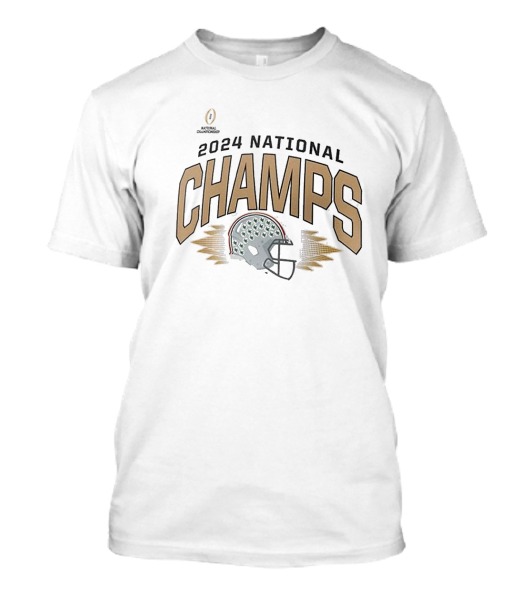 Ohio State Buckeyes 2024 National Champs Football Helmet T-Shirt