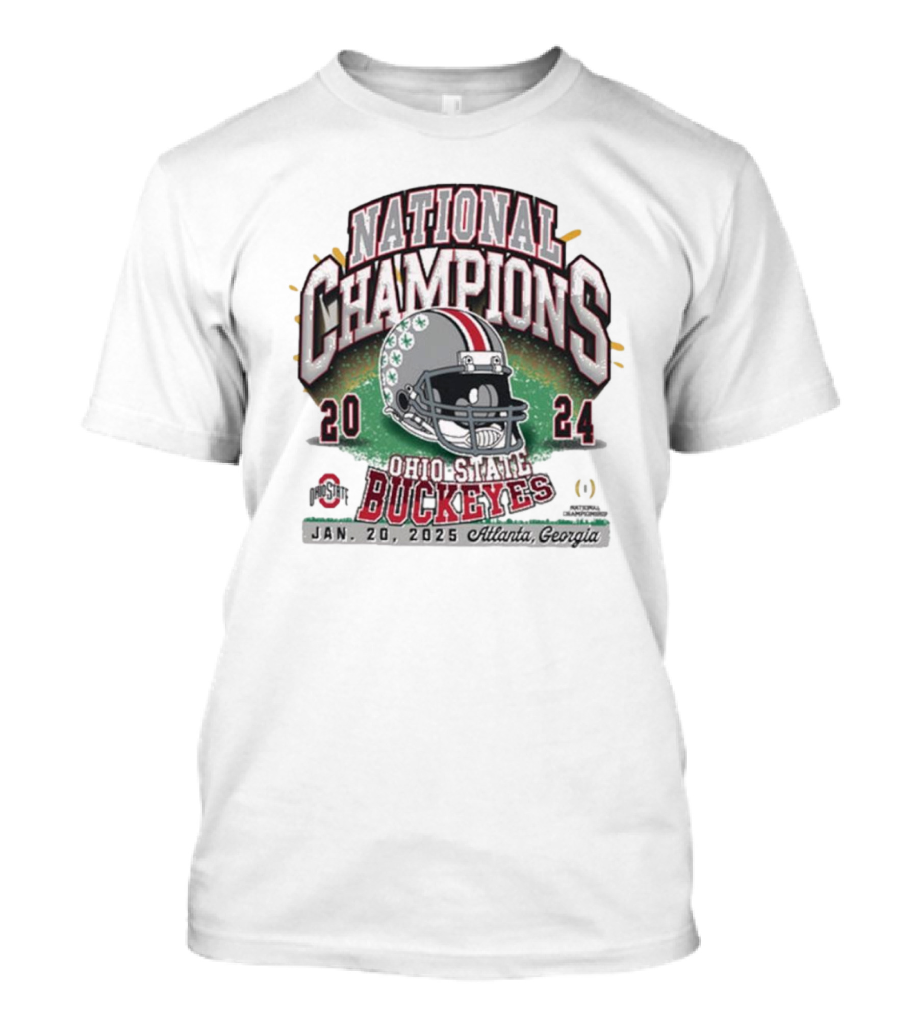 Ohio State Buckeyes National Champions 2024 Jan 20 2025 Atlanta Georgia T-Shirt