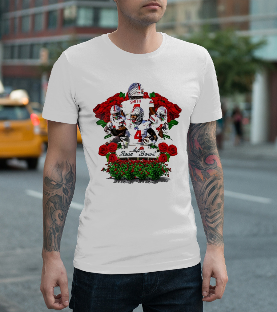 Ohio State Buckeyes Football Rose Bowl Champions 2025 Smith T-Shirt