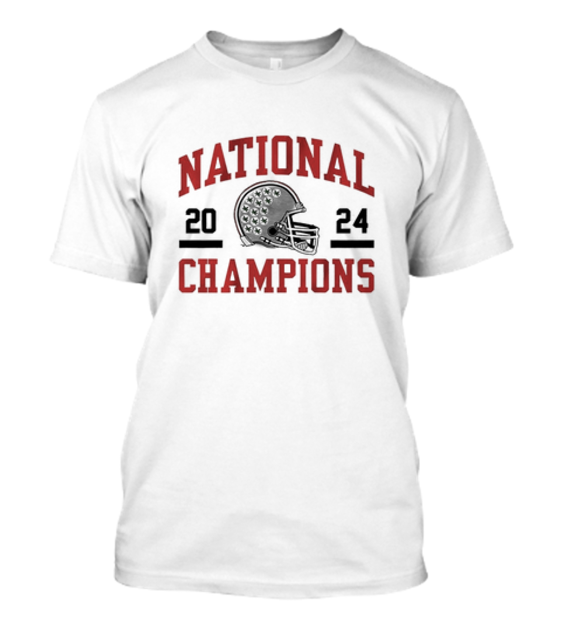 Ohio State Buckeyes National Champions Football Helmet T-Shirt
