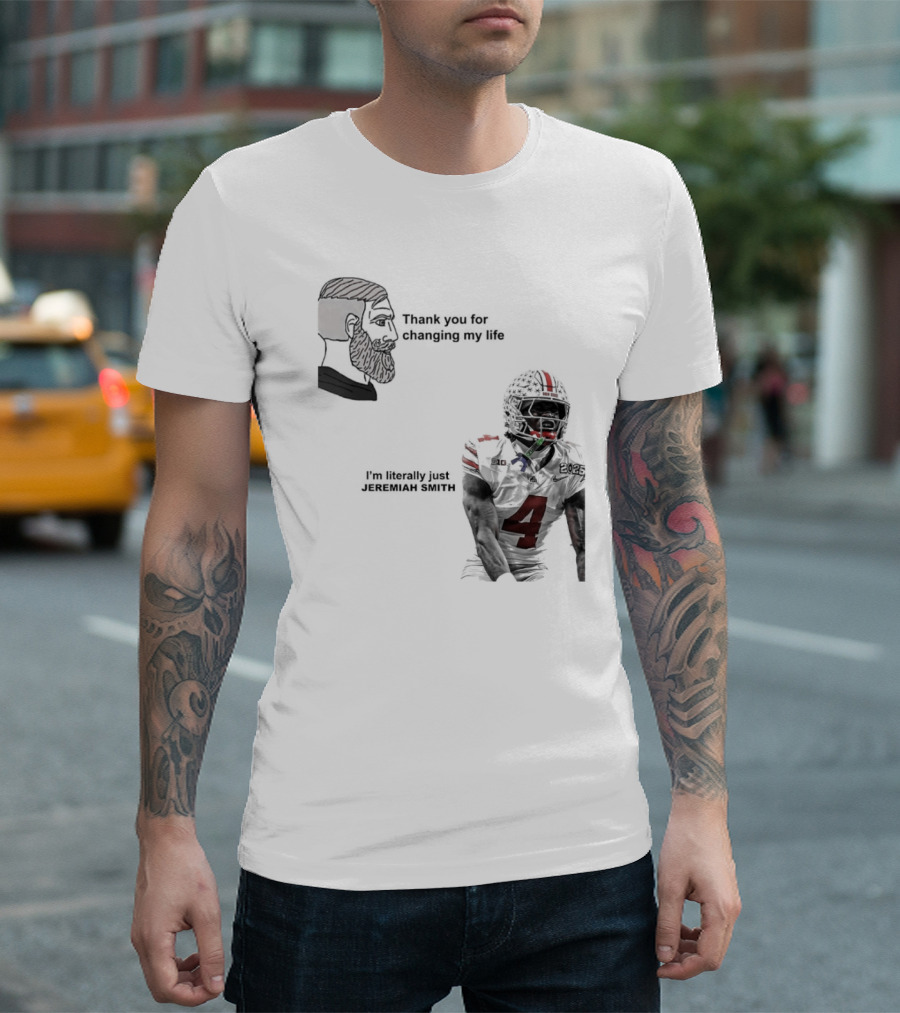Ohio State Buckeyes Meme Thank You for Changing My Life I'm Literally Just 18 T-Shirt