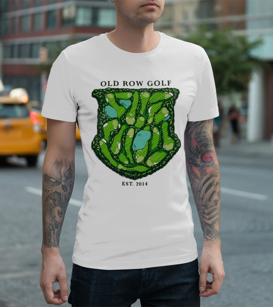 Old Row Golf Course Pigment Dyed T-Shirt