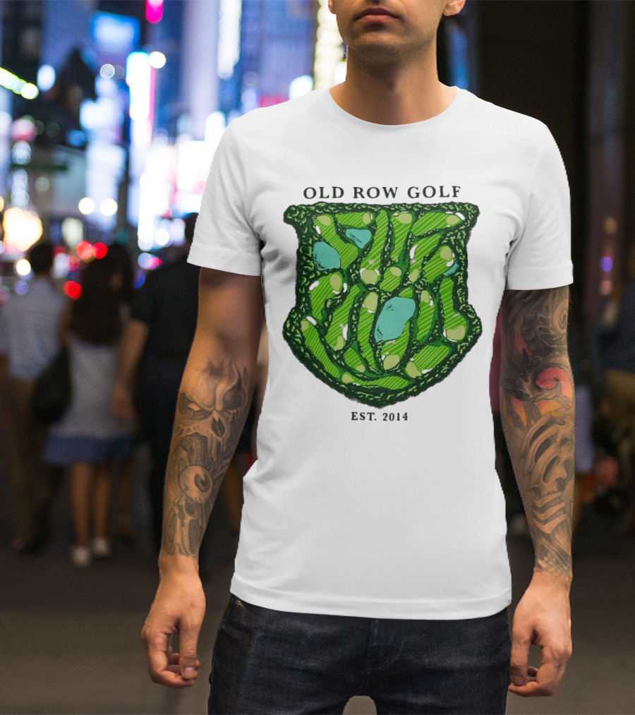 Old Row Golf Course Pigment Dyed T-Shirt