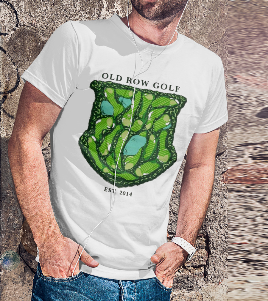 Old Row Golf Course Pigment Dyed T-Shirt