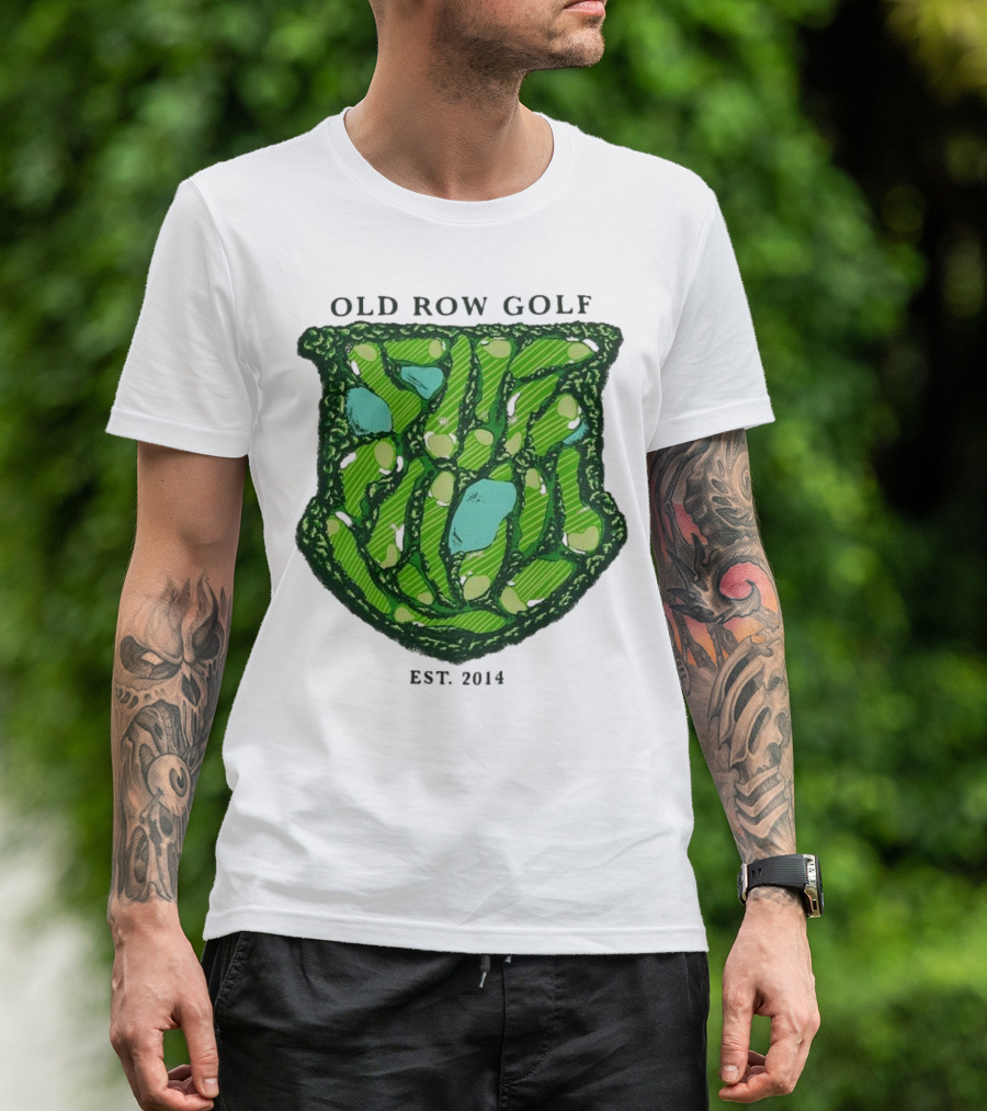 Old Row Golf Course Pigment Dyed T-Shirt