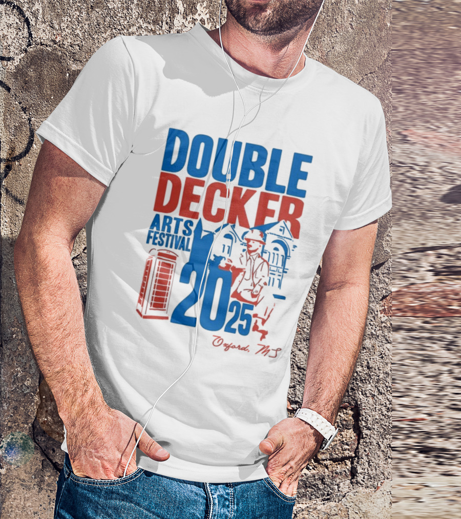 Ole Miss Rebels Double Decker Arts Festival 2025 Oxford MS T-Shirt