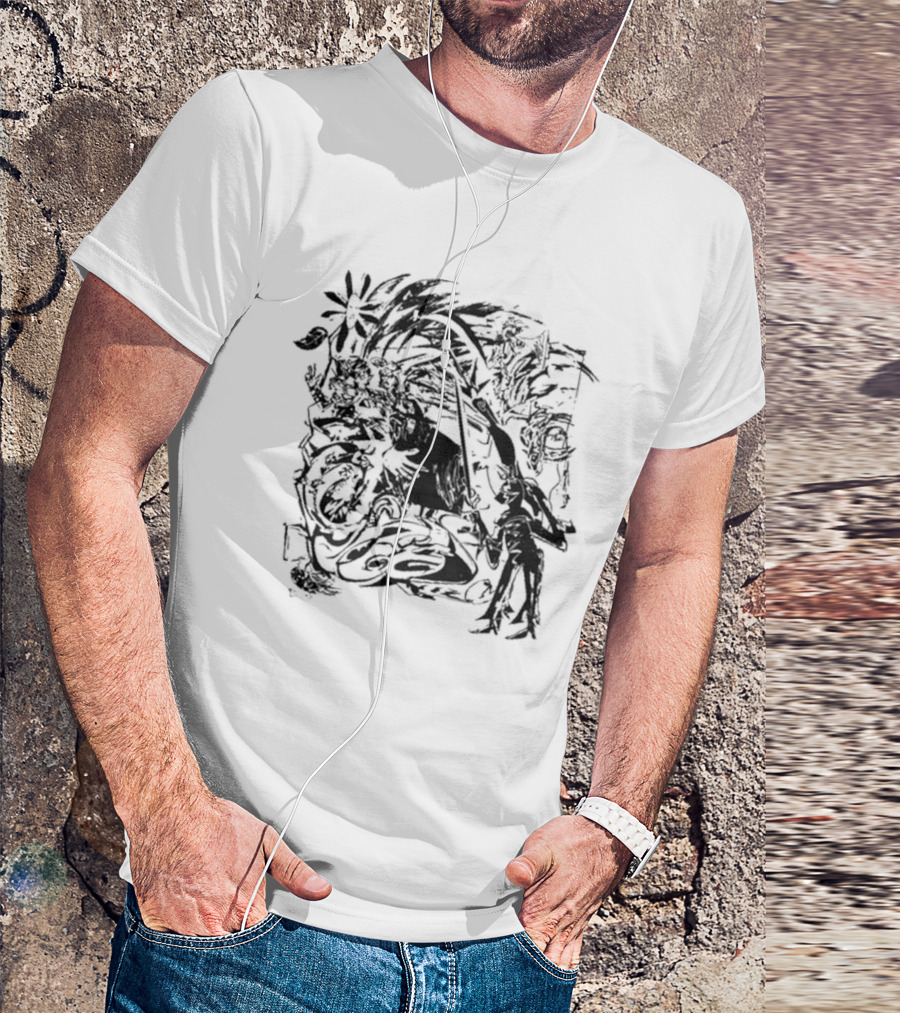 Osees Total Control Psychedelic Skeletons And Botanicals T-Shirt
