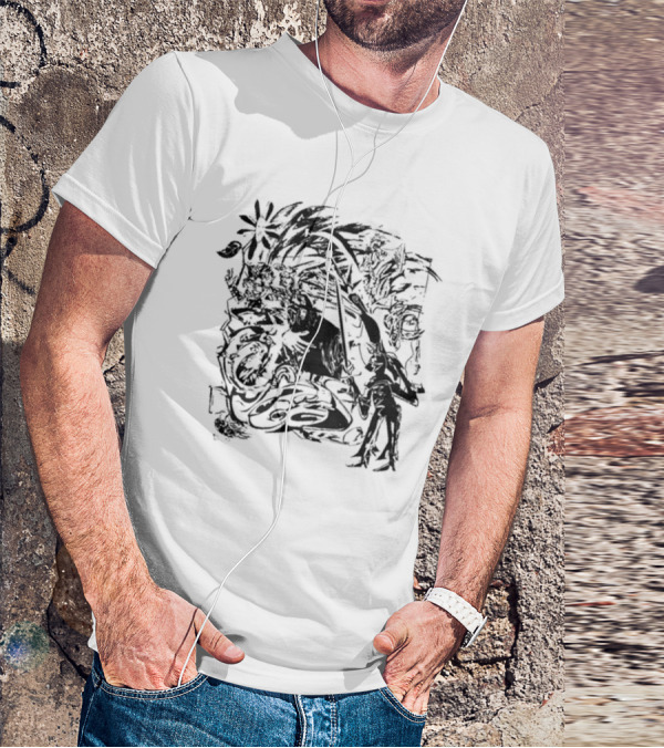 Osees Total Control Psychedelic Skeletons And Botanicals T-Shirt