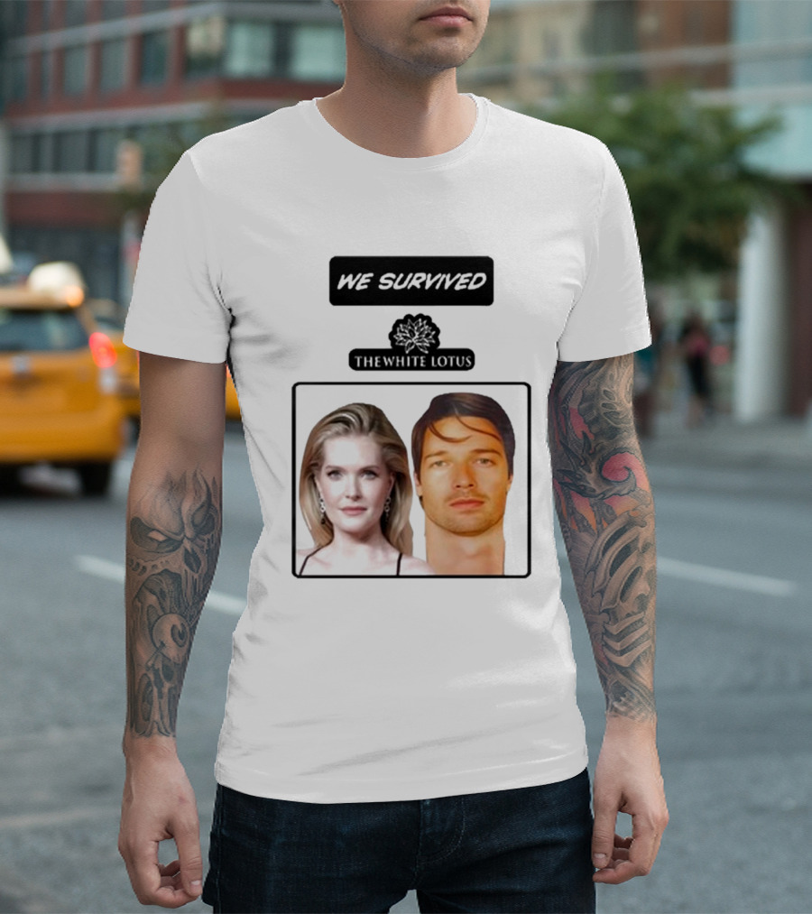 We Survived The White Lotus Patrick Schwarzenegger T-Shirt
