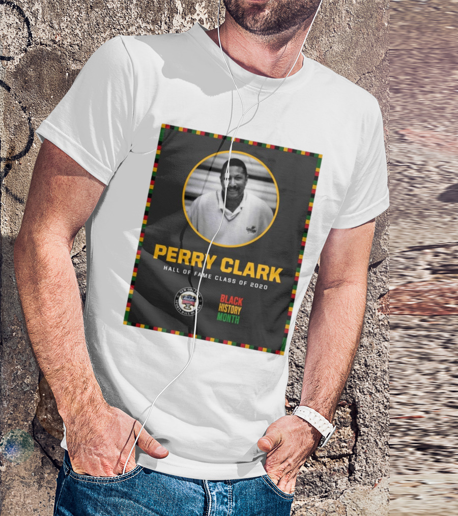 Perry Clark New Orleans Allstate Sugar Bowl Hall Of Fame Class Of 2020 Black History Month T-Shirt
