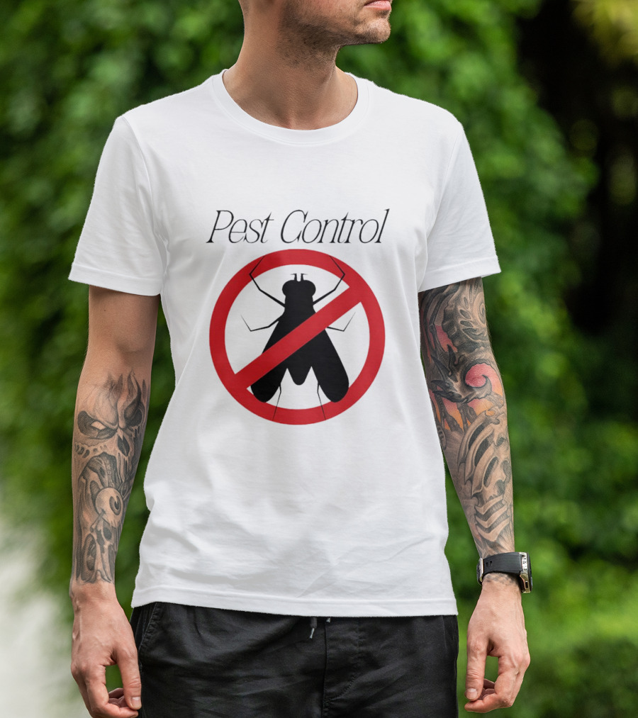 Ghostbusters Pest Control Logo Design T-Shirt