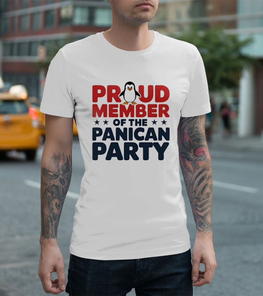 Proud Member Of The Panican Party Penguin T-Shirt