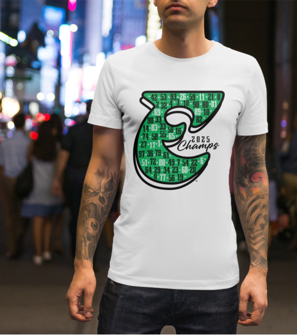Philadelphia E 2025 Champs Numbers Design T-Shirt