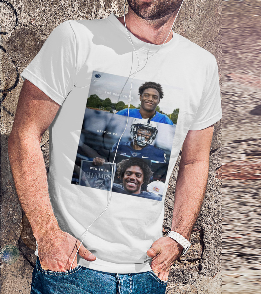 Penn State Football Jahan Dotson The Best In PA Stay In PA Win In PA Champs T-Shirt