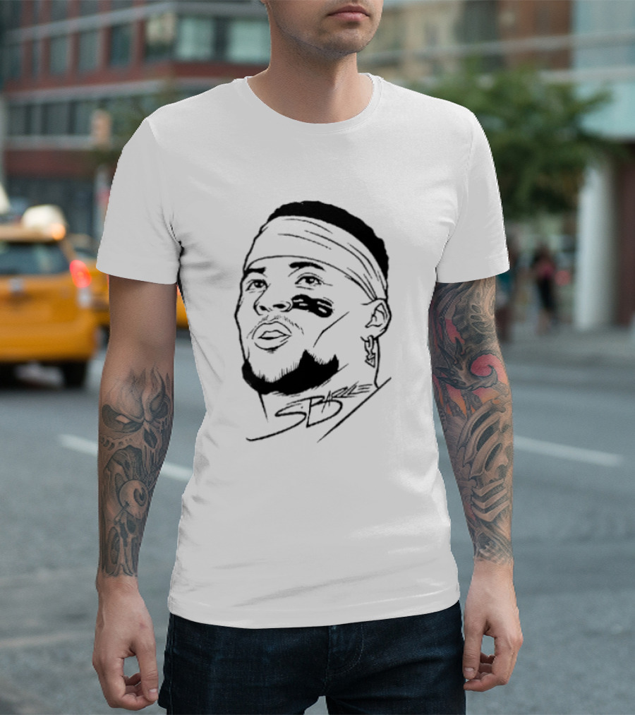 Philadelphia Eagles Saquon Barkley floating head signature T-Shirt