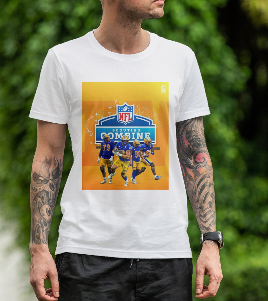 Pitt Panthers NFL Scouting Combine Branson Taylor Gavin Bartholomew Ben Sauls Konata Mumpfield Football T-Shirt