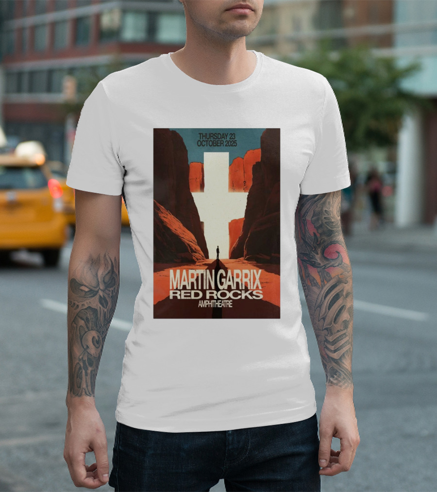 Thursday October 23 2025 Martin Garrix Red Rocks Amphitheatre T-Shirt