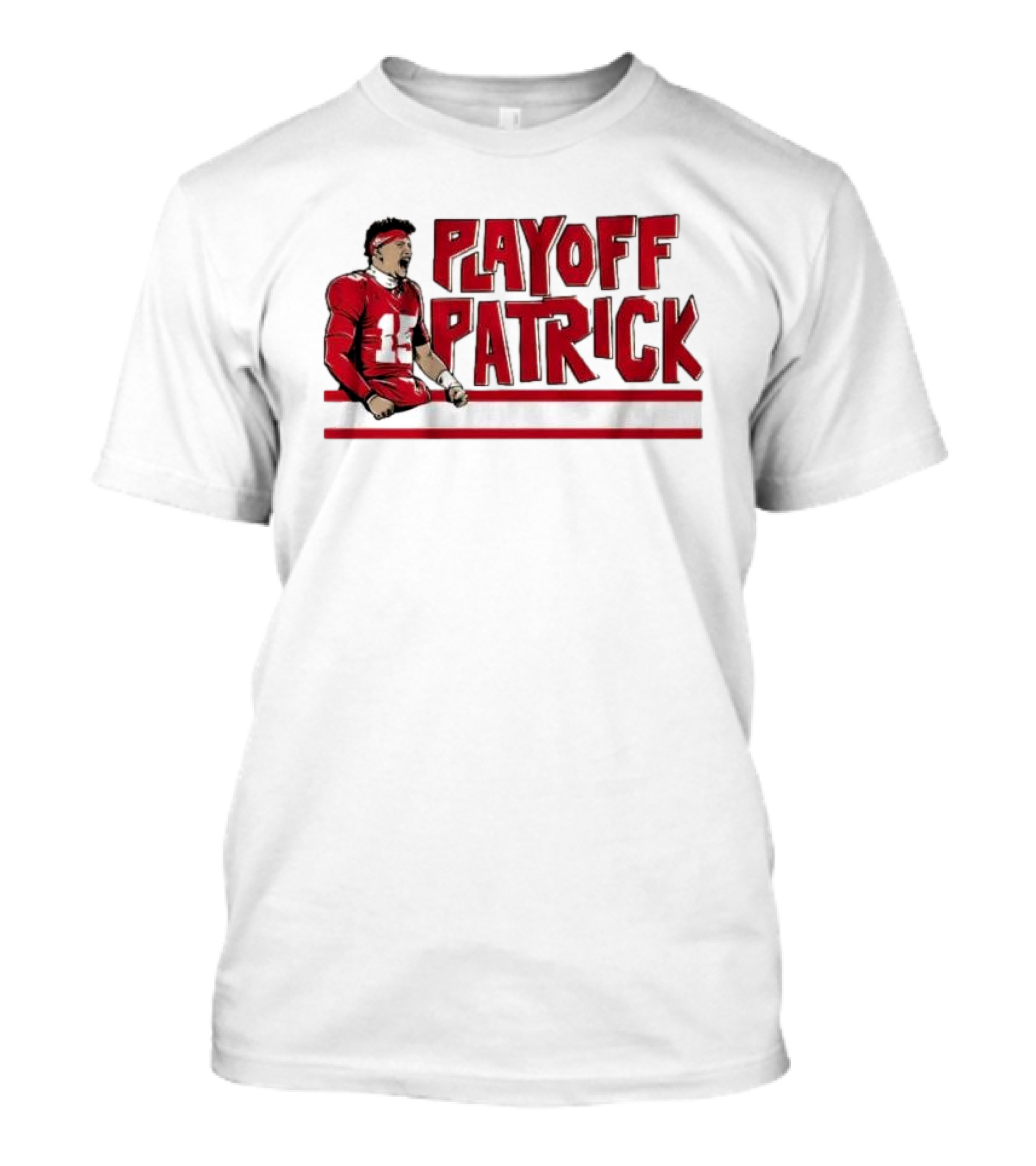 Playoff Patrick Mahomes Kansas City Chiefs Football Icon Graphic T-Shirt